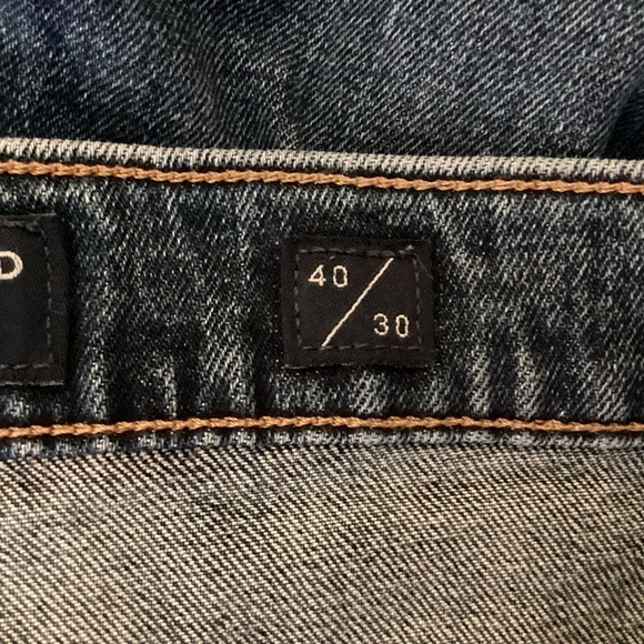 Lucky Brand 410 Athletic Slim Men’s Denim Distressed Straight Leg Jeans.  40/30 - Picture 8 of 11